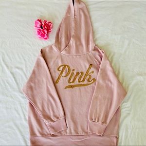 PINK Victoria’s Secret Sequins Hoodie Size L